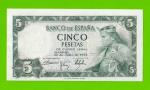 Испания - 5 песет - 1954 - UNC-!!!
