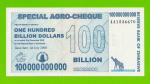 Зимбабве - 100000000000 / 100 миллиардов долларов - 2008 (AB) - UNC-!!!