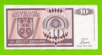 Босния и Герцеговина (Республика Сербская) - 10 динаров - 1992 (AA)