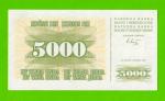 Босния и Герцеговина - 5000 динаров - 1993 (AB) - aUNC+!!!