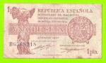 Испания - 1 песета - 1937 (серия B)