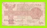 Испания - 1 песета - 1937 (серия B)