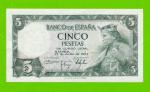 Испания - 5 песет - 1954 - UNC-!!!