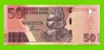 Зимбабве - 50 долларов - 2020 (AG) - UNC!!!