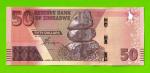 Зимбабве - 50 долларов - 2020 (AG) - UNC!!!