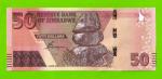 Зимбабве - 50 долларов - 2020 (AG) - UNC!!!