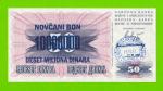 Босния и Герцеговина - 10000000 / 10 миллионов динаров - 1993 (штамп Сараево) - UNC!!!