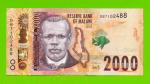 Малави - 2000 квач - 2022 (DB) - UNC!!!