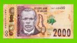 Малави - 2000 квач - 2022 (DB) - UNC!!!