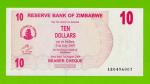 Зимбабве - 10 долларов - 2006 (AB) - UNC-!!!
