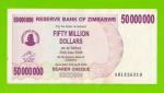 Зимбабве - 50000000 / 50 миллионов долларов - 2008 (AH)