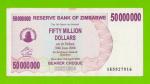 Зимбабве - 50000000 / 50 миллионов долларов - 2008 (AK)