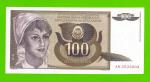 Югославия - 100 динаров - 1991 (AB) - UNC-!!!