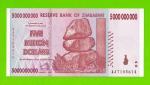 Зимбабве - 5000000000 / 5 миллиардов долларов - 2008 (AA) - UNC!!!