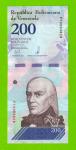 Венесуэла - 200 боливаров - 2018 (P) - UNC!!!