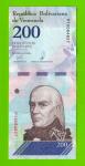 Венесуэла - 200 боливаров - 2018 (P) - UNC!!!