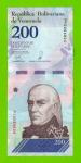 Венесуэла - 200 боливаров - 2018 (P) - UNC!!!