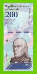 Венесуэла - 200 боливаров - 2018 (P) - UNC!!!