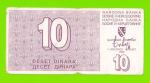 Босния и Герцеговина - 10 динаров - 1992